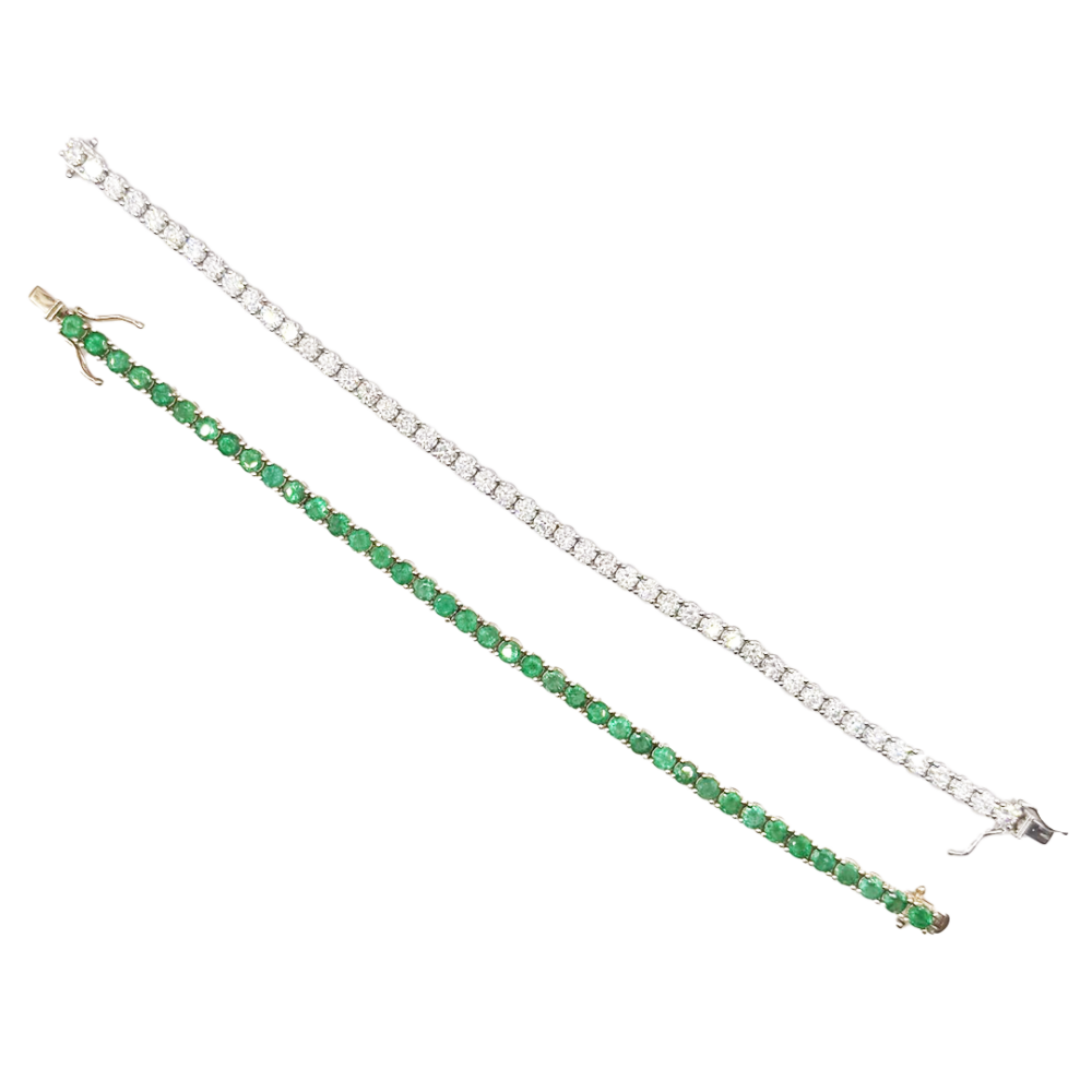 Pulseiras Especiais Rubi Ouro Branco
